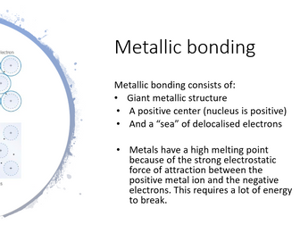Metallic bonding