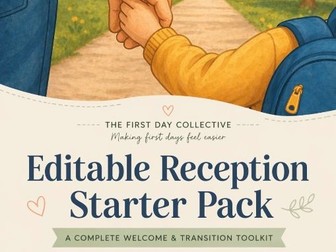 Editable Reception Starter Pack | School Welcome Pack |