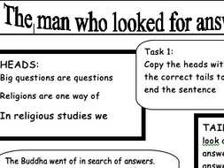 buddhism worksheets teaching resources