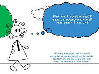 "Why am I so different?" "Why don't I fit in" autism awareness desktop background or poster