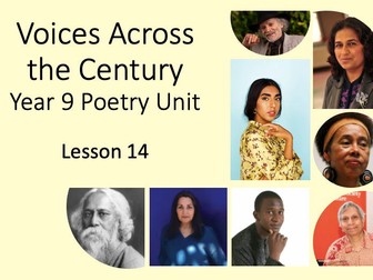 Poetry SOW - Voices Across the Century (Part A)