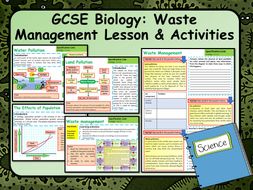 KS4 AQA GCSE Biology (Science) Waste Management Lesson & Activities ...