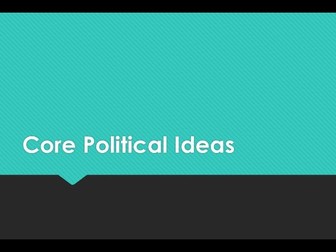 AQA Politics - Core political ideas