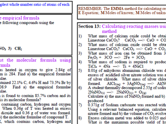 Amount of substance bundle Teaching Resources