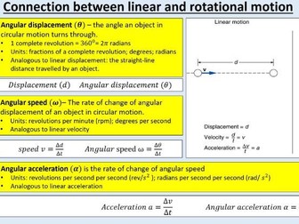 A level Physics (17.1) Uniform circular motion (Motion in a circle)