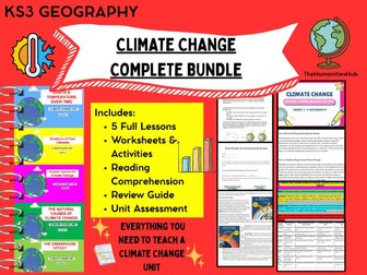 Climate Change Complete Unit | KS3 Geography