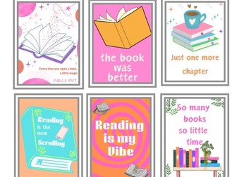 Library/Literacy/Reading Posters