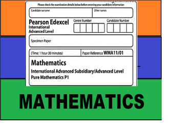 Guided solution for Edexcel IAL Specimen Paper P1 WMA11/01