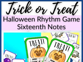 Semiquaver Trick or Treat Halloween Rhythm Game for Music Lessons
