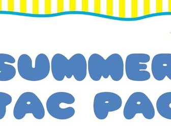 Summer Tac Pac/Sensory Music