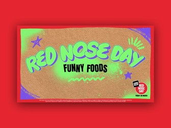 Red Nose Day Funny Foods Challenge