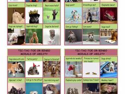 Modals of Ability Tic-Tac-Toe or Bingo