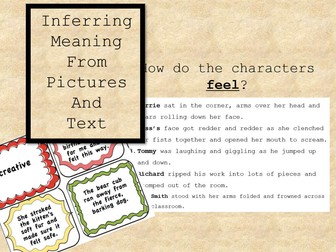 Inferring Literacy Lesson Plan and PPT - Show not Tell