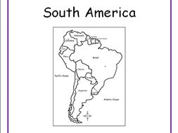 SOUTH AMERICA - Printable handouts for each country of South America
