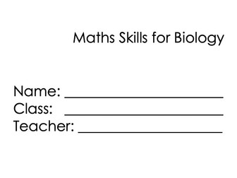 AQA Biology Maths Skills Booklet Paper 1 KS4 LA