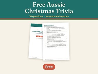 FREE Aussie Christmas Trivia (10 Questions)