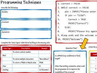 A Level Computer Science Mega Revision Bundle | Teaching Resources