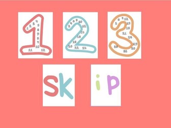 Pastel Skip Counting Display: Times Tables