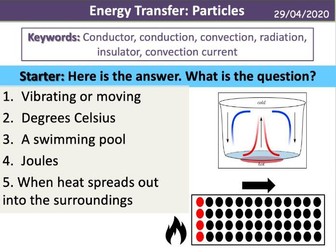 Energy Transfer: Particles