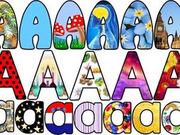 free printable display lettering