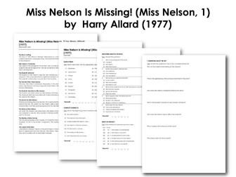 Miss Nelson Is Missing! (Miss Nelson, 1) by  Harry Allard (1977)