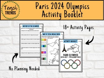 Paris 2024 Olympics Activity Booklet