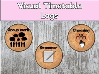 Visual Timetable on Logs