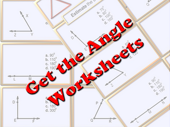 Get the Angle - Trigonometry Worksheets