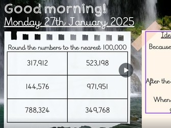 Spring 1 Week 4 Year 5 Morning Problems