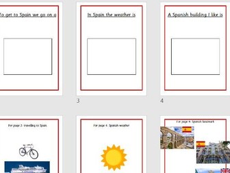 Spain fact files for different abilities
