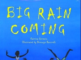 Big rain coming adapted book ppt and associated visual aids for story retelling