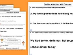 Adjectives homework year 2 07 picture