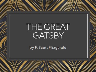 A-Level/DP The Great Gatsby