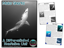 Differentiated Nonfiction Unit: Mako Sharks