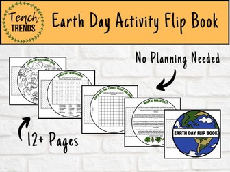 Earth Day Activity Flip Book
