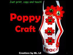Poppy Craft :: Remembrance Day :: Memorial Day :: Anzac Day