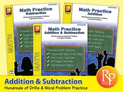 Addition & Subtraction: Math Practice {Bundle}