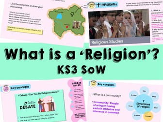 KS3 RE – “What is Religion?”