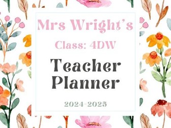 School Planner And Lesson Plan Sheets