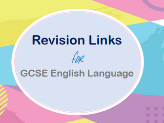 GCSE English Language - Revision Links