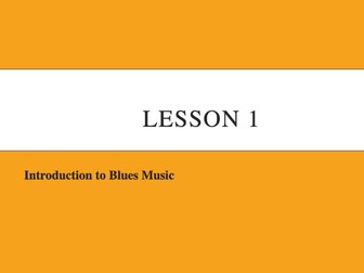 Development of Blues Music
