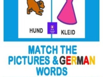 Match The Pictures & German Words