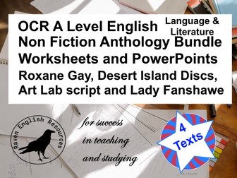 OCR EMC Anthology A Level Non-Fiction Bundle 2 - English Language and Literature