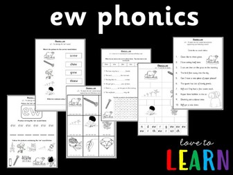 ew Phonics Worksheets