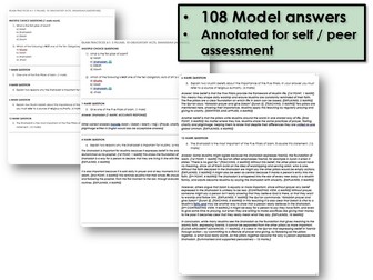 Islam Paper 1 Model Answers
