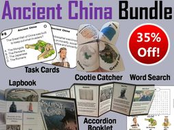 Ancient China Task Cards and Activities Bundle