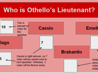 Othello Quiz Based on Tv Shows