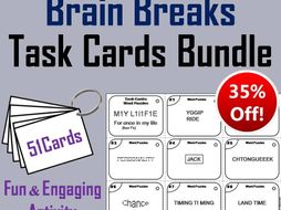 Brain Breaks Task Cards
