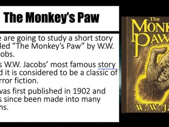 The Monkey's Paw: Short Story Unit