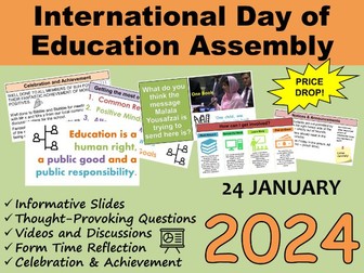 International Day of Education 2024 Assembly UPDATED